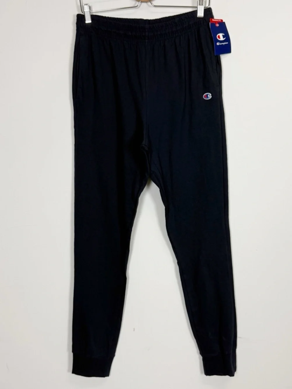 Champion Everyday Cotton Jogger Mens Medium Navy Blue Sweatpants Pockets NWT